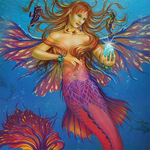 Mermaid Water Fairy by Ed Beard Jr MacBook Skins